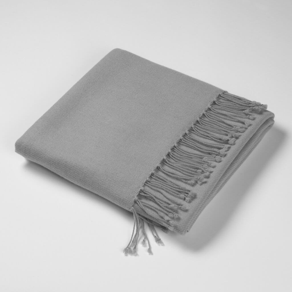 Cashmere & Rare Fibres CASHMERE & MERINO LAMBSWOOL THROW